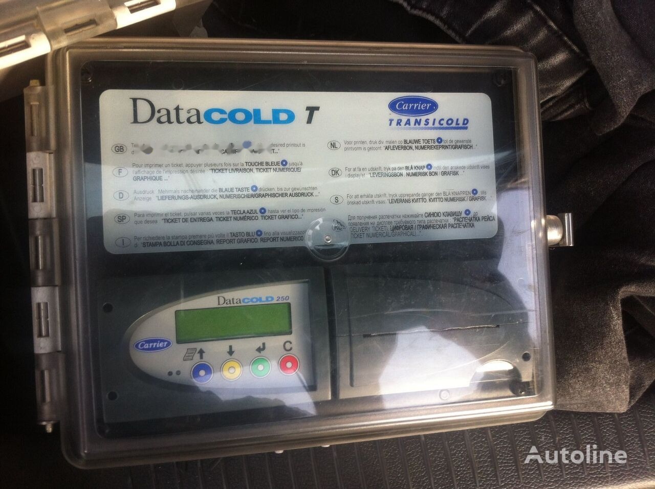 Carrier Termodiagrama DataCOLD T 250 Transicold - Bloc de gestion pour Remorque: photos 1 Carrier Termodiagrama DataCOLD T 250 Transicold - Bloc de gestion pour Remorque: photos 1