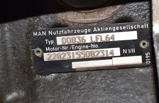 MAN D0836 LFL64 MAN TGL, TGM, L2000, M2000 - Moteur pour Camion: photos 2 MAN D0836 LFL64 MAN TGL, TGM, L2000, M2000 - Moteur pour Camion: photos 2