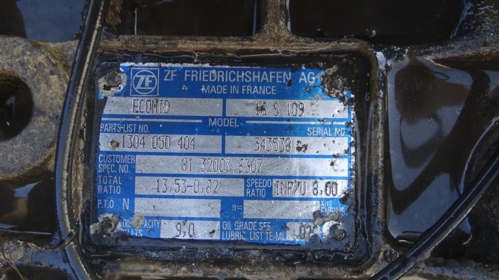 MAN ZF 16S109 MAN - Boîte de vitesse pour Camion: photos 2 MAN ZF 16S109 MAN - Boîte de vitesse pour Camion: photos 2