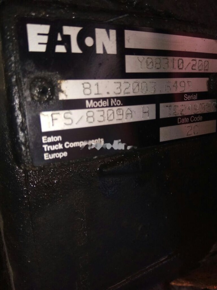 MAN fs8309AH 81320036493 - Boîte de vitesse pour Camion: photos 1 MAN fs8309AH 81320036493 - Boîte de vitesse pour Camion: photos 1