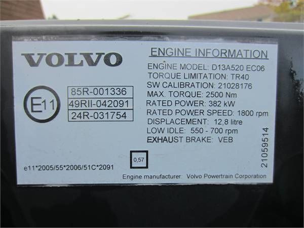 Volvo D13A520 EC06 Volvo FH, FMX - Moteur pour Camion: photos 3 Volvo D13A520 EC06 Volvo FH, FMX - Moteur pour Camion: photos 3