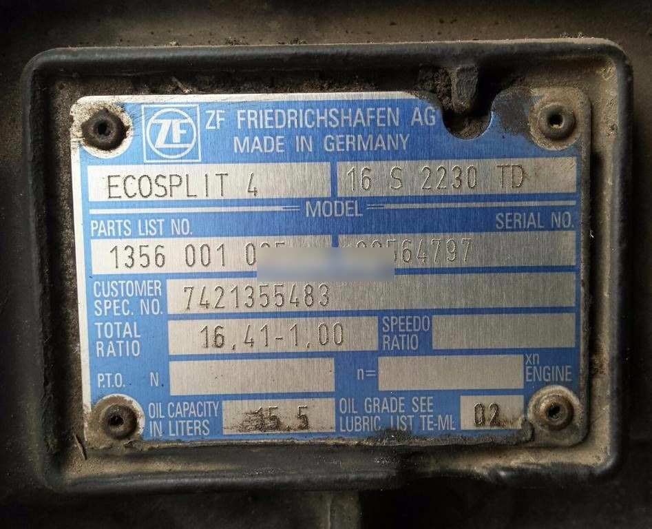 ZF 16S2230 TD Renault Premium - Boîte de vitesse pour Camion: photos 3 ZF 16S2230 TD Renault Premium - Boîte de vitesse pour Camion: photos 3
