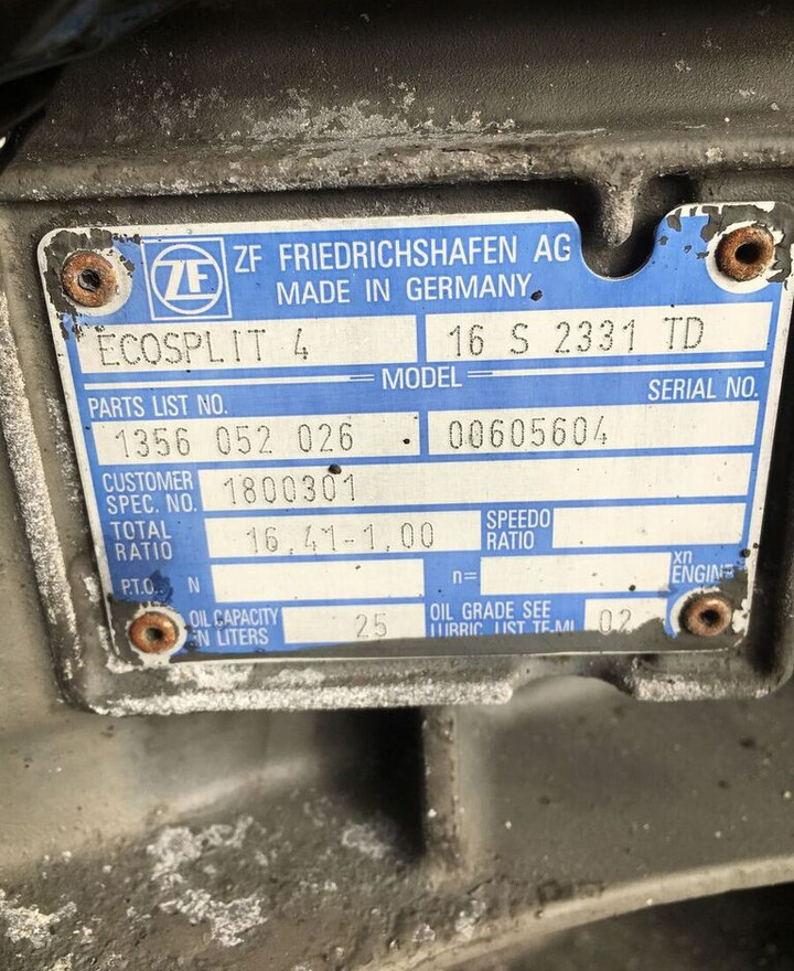 ZF 16S2331TD 1356052026 truck - Boîte de vitesse pour Camion: photos 5 ZF 16S2331TD 1356052026 truck - Boîte de vitesse pour Camion: photos 5