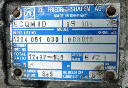 ZF Ecomid 9s109 1304051030 - Boîte de vitesse pour Camion: photos 5 ZF Ecomid 9s109 1304051030 - Boîte de vitesse pour Camion: photos 5