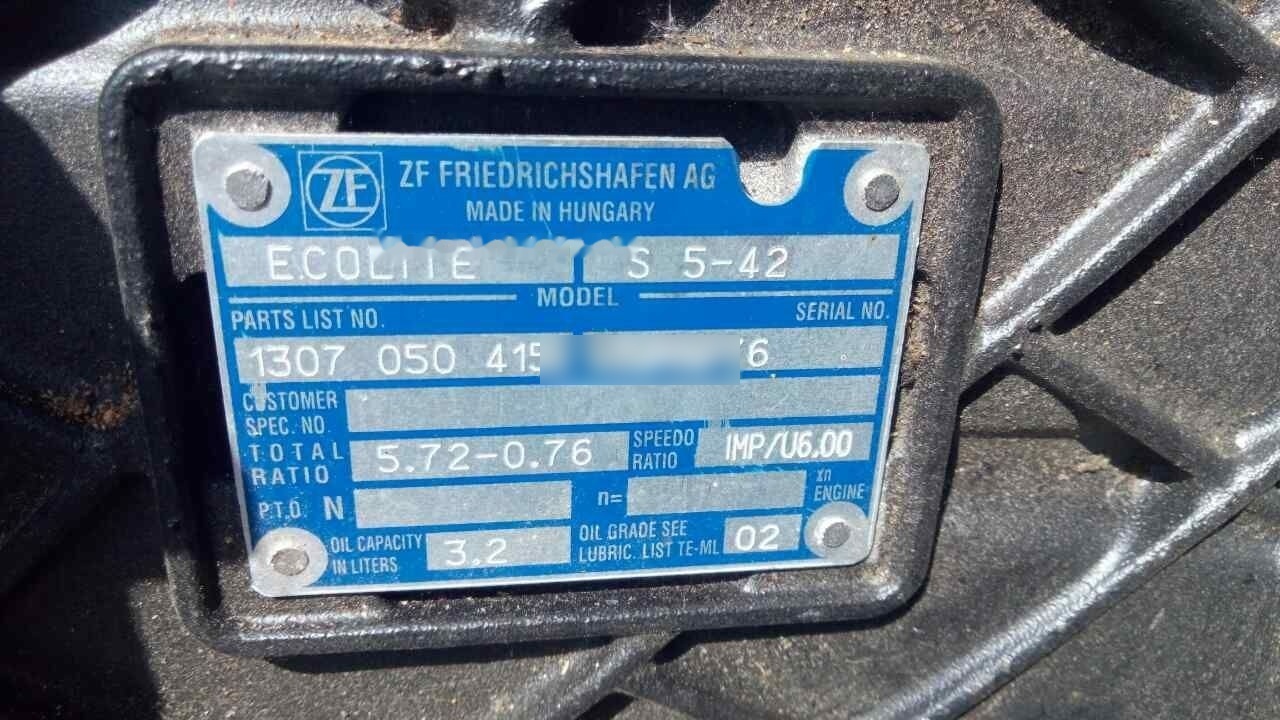 ZF S5-42 MAN - Boîte de vitesse pour Camion: photos 2 ZF S5-42 MAN - Boîte de vitesse pour Camion: photos 2