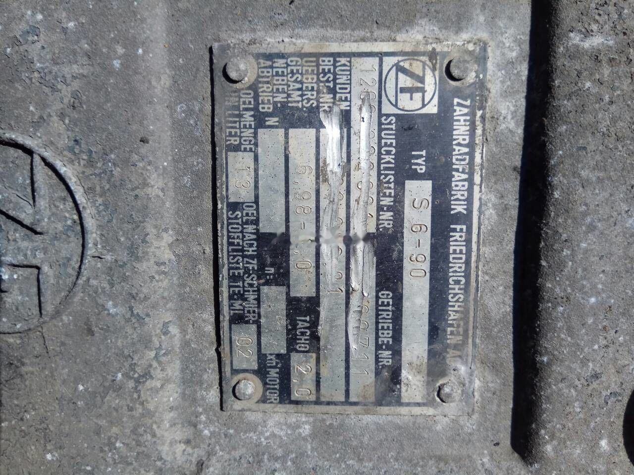 ZF S6-90 - Boîte de vitesse pour Camion: photos 5 ZF S6-90 - Boîte de vitesse pour Camion: photos 5