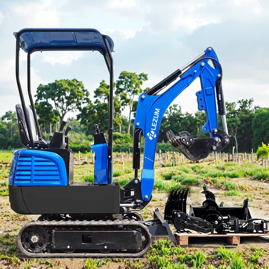 LEZUM Factory Sale Hybrid Mini Digger Excavators Home Farm Electric Remote Control Compact Pilot Digger Excavator with Free Shipping - Mini pelle: photos 2 LEZUM Factory Sale Hybrid Mini Digger Excavators Home Farm Electric Remote Control Compact Pilot Digger Excavator with Free Shipping - Mini pelle: photos 2