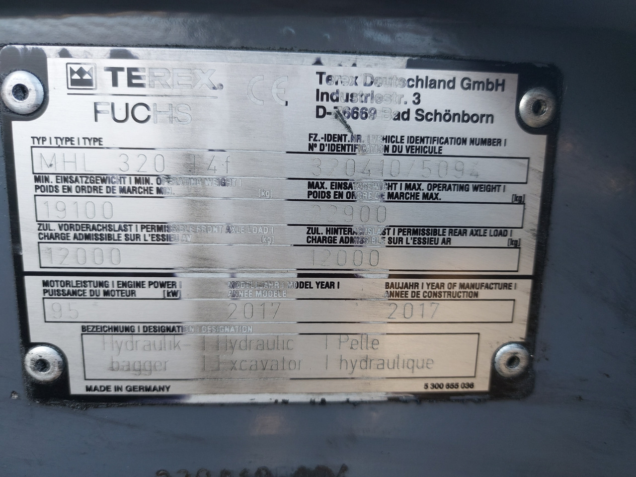 Pelle de manutention FUCHS MHL320: photos 9 Pelle de manutention FUCHS MHL320: photos 9