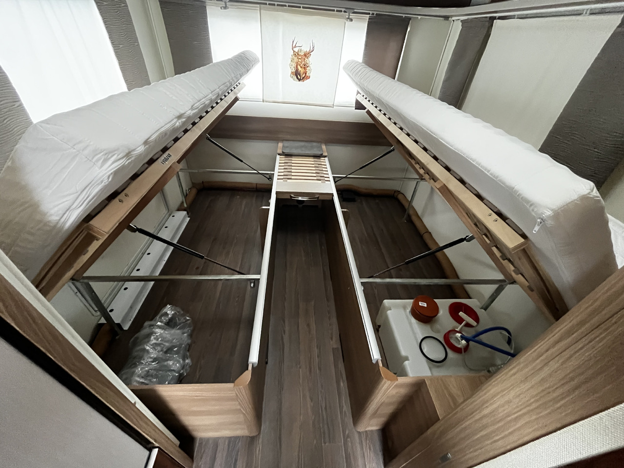 Caravane Bürstner Premio 530 TL Mover Dachklimaanlage Einzelbetten: photos 18