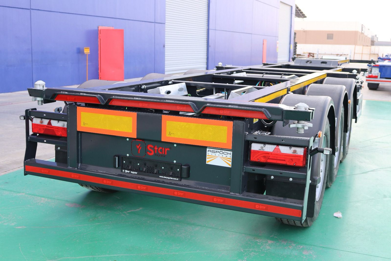 Star Yagcilar Telescopic container carrier - Semi-remorque porte-conteneur/ Caisse mobile: photos 1 Star Yagcilar Telescopic container carrier - Semi-remorque porte-conteneur/ Caisse mobile: photos 1