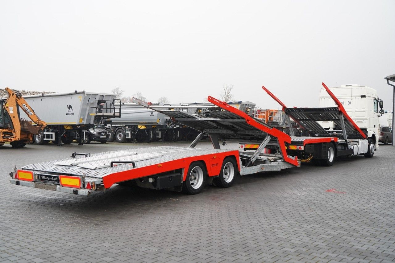 DAF XF 480 / LORA / LOHR / 16,5 M / 4 DOSTAWCZAKI / - Camion porte-voitures: photos 4 DAF XF 480 / LORA / LOHR / 16,5 M / 4 DOSTAWCZAKI / - Camion porte-voitures: photos 4
