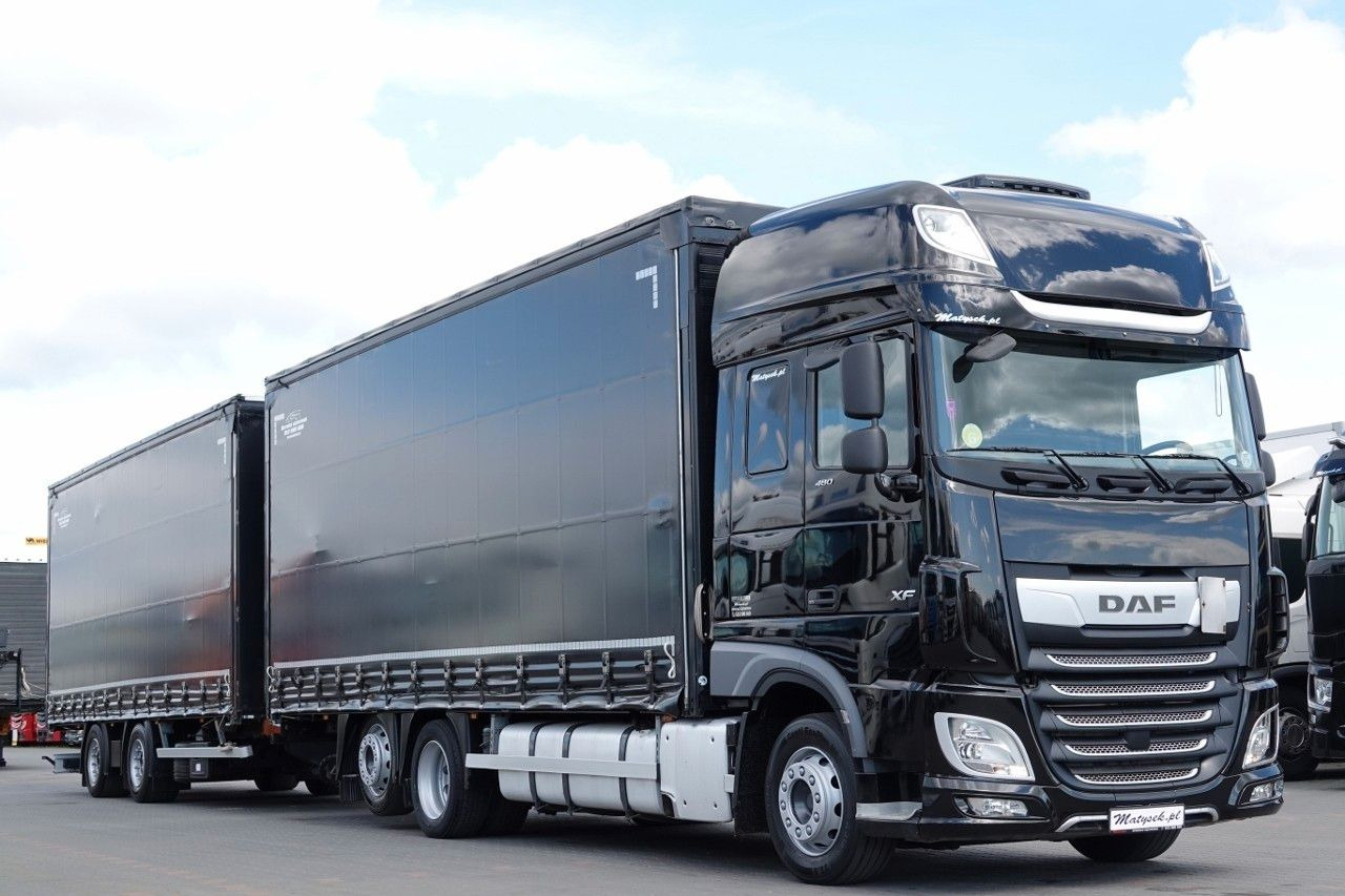 DAF XF 480 / ZESTAW TANDEM / 120 M3 / PRZEJAZDOWY / - Camion à rideaux coulissants: photos 4 DAF XF 480 / ZESTAW TANDEM / 120 M3 / PRZEJAZDOWY / - Camion à rideaux coulissants: photos 4