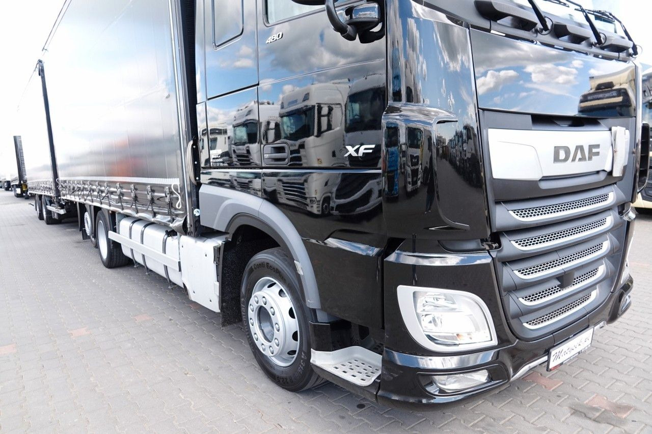 DAF XF 480 / ZESTAW TANDEM / 120 M3 / PRZEJAZDOWY / - Camion à rideaux coulissants: photos 5 DAF XF 480 / ZESTAW TANDEM / 120 M3 / PRZEJAZDOWY / - Camion à rideaux coulissants: photos 5