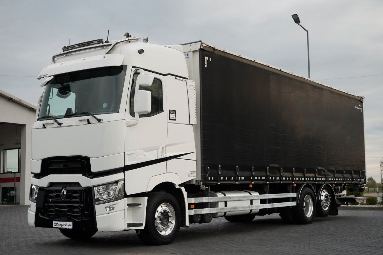 Renault T 440 / 6X2 / SOLÓWKA / FIRANKA 9.5 M / I-PARK C - Camion à rideaux coulissants: photos 2 Renault T 440 / 6X2 / SOLÓWKA / FIRANKA 9.5 M / I-PARK C - Camion à rideaux coulissants: photos 2