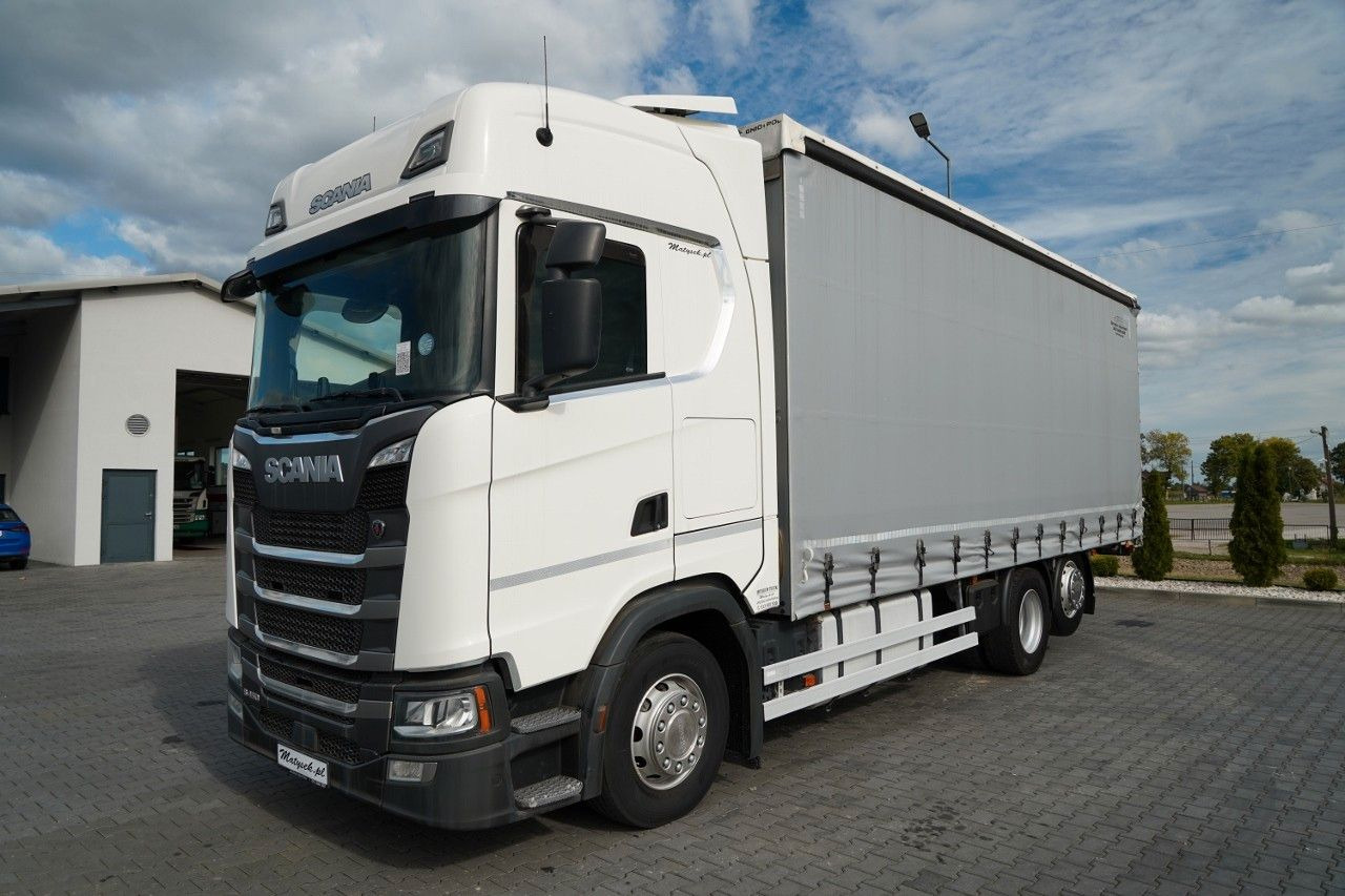 Scania S 450 / SOLÓWKA / 6X2 / OŚ PODNOSZONA / 2019 / - Camion à rideaux coulissants: photos 3 Scania S 450 / SOLÓWKA / 6X2 / OŚ PODNOSZONA / 2019 / - Camion à rideaux coulissants: photos 3