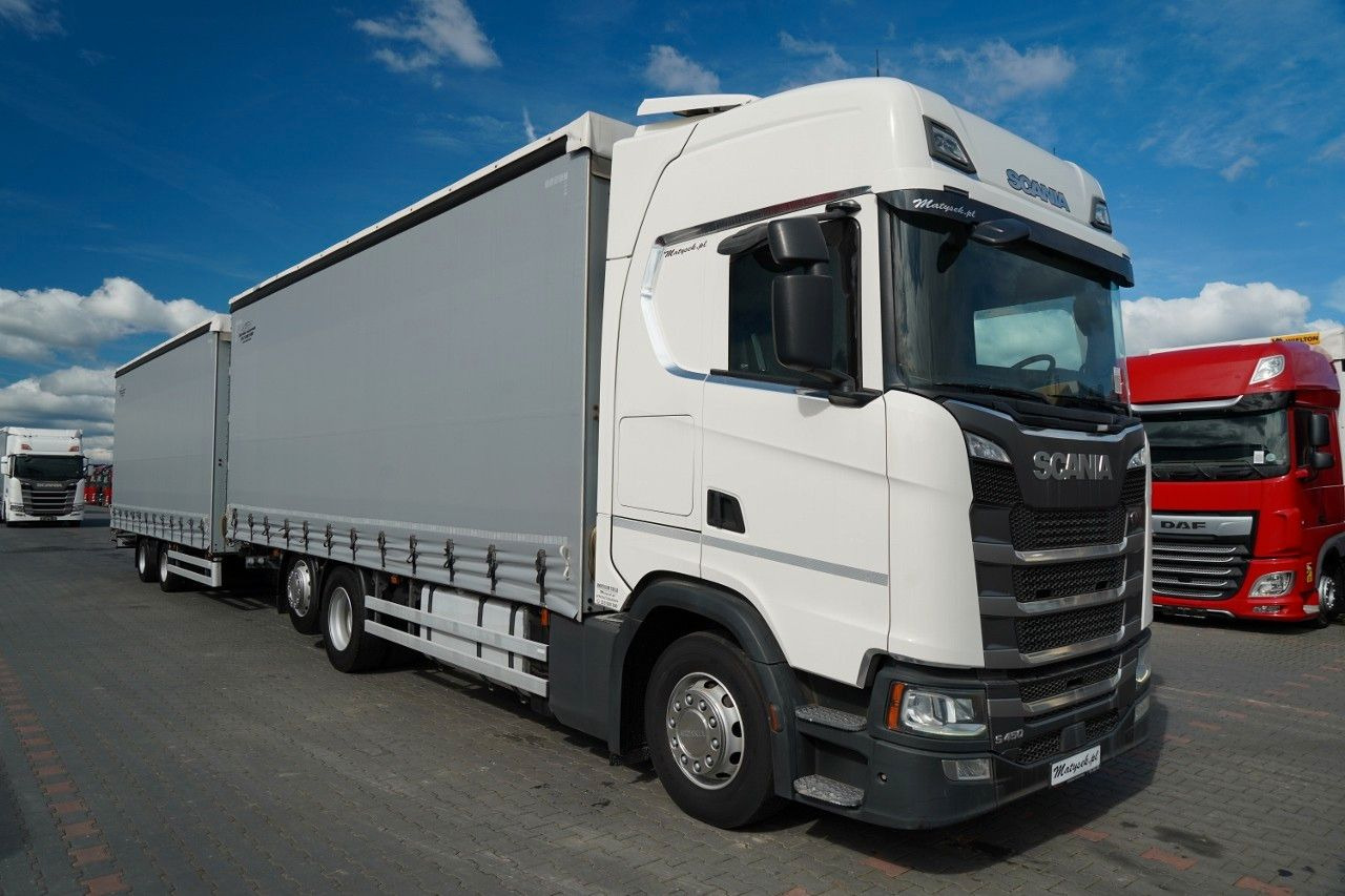 Scania S 450 / ZESTAW TANDEM / 120 M3 / I-PARK COOL Scania S 450 / ZESTAW TANDEM / 120 M3 / PO KONTRAKCIE S - Camion à rideaux coulissants: photos 2 Scania S 450 / ZESTAW TANDEM / 120 M3 / I-PARK COOL Scania S 450 / ZESTAW TANDEM / 120 M3 / PO KONTRAKCIE S - Camion à rideaux coulissants: photos 2