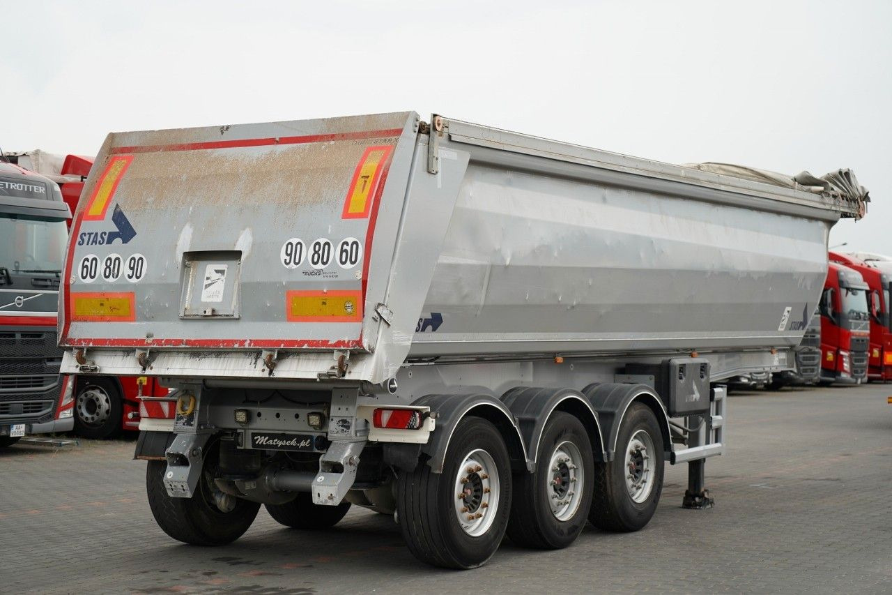 Stas WYWROTKA / 26m3 / ALUMINIOWA / OŚ PONOSZONA / S - Semi-remorque benne: photos 4 Stas WYWROTKA / 26m3 / ALUMINIOWA / OŚ PONOSZONA / S - Semi-remorque benne: photos 4