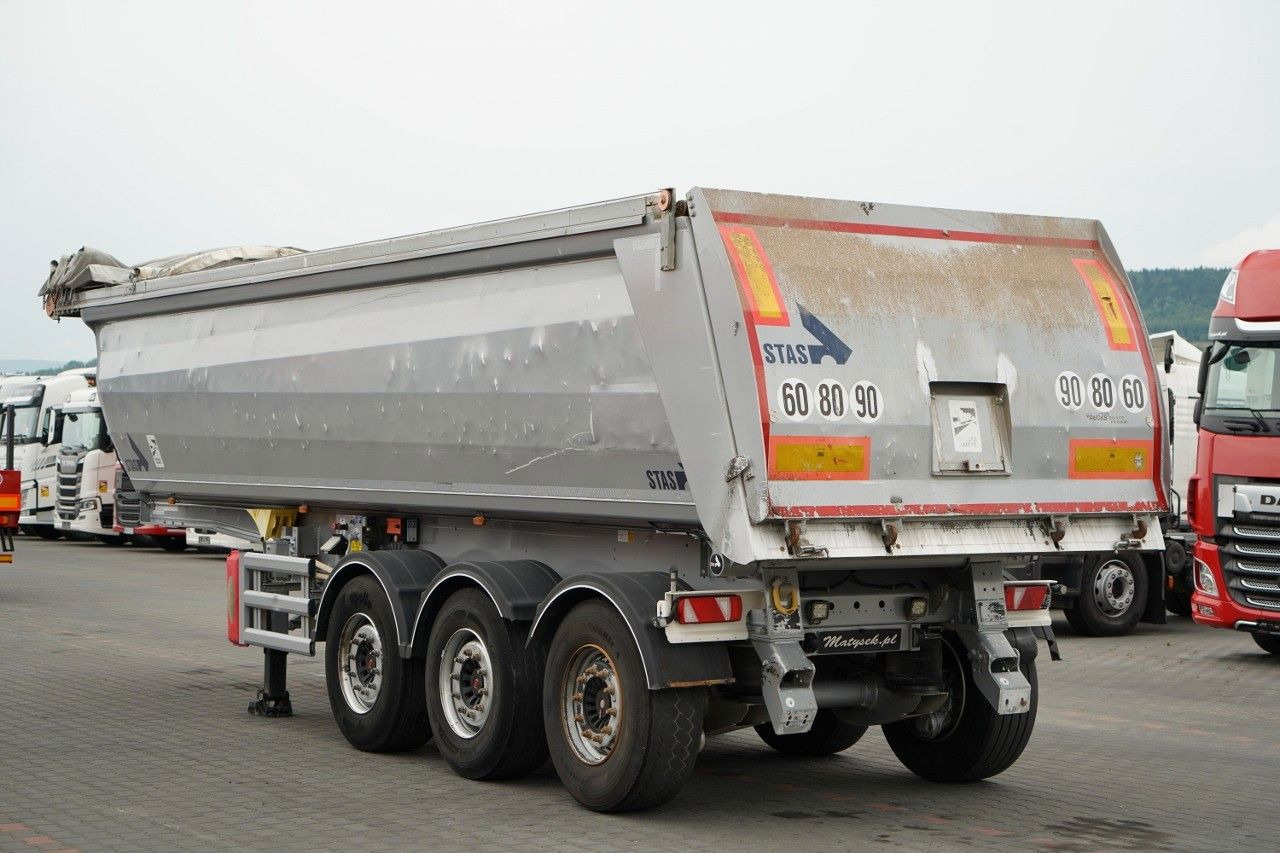 Stas WYWROTKA / 26m3 / ALUMINIOWA / OŚ PONOSZONA / S - Semi-remorque benne: photos 3 Stas WYWROTKA / 26m3 / ALUMINIOWA / OŚ PONOSZONA / S - Semi-remorque benne: photos 3