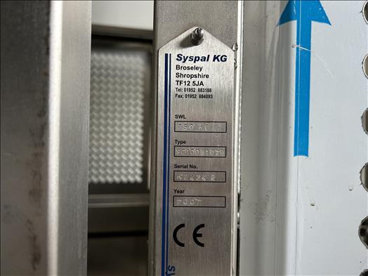 Machine agroalimentaire Syspal Totebin hoist: photos 8