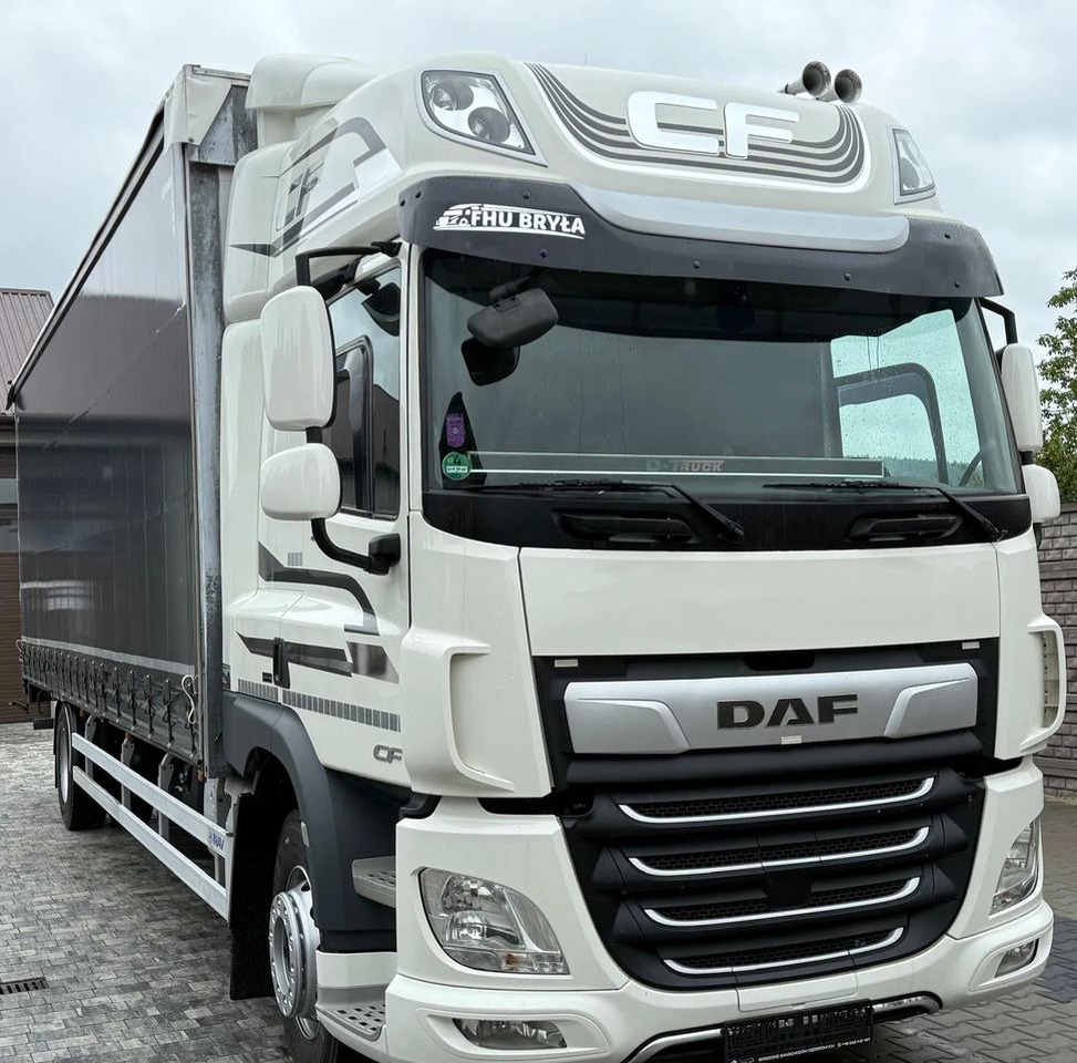 DAF CF290/CF320/FIRANKA/WINDA/E6/JEDEN WŁAŚCICIEL/SPROWADZONY/22PALETY/2019/PODNOSZONY DACH/ JAK NOWY - Camion à rideaux coulissants: photos 2 DAF CF290/CF320/FIRANKA/WINDA/E6/JEDEN WŁAŚCICIEL/SPROWADZONY/22PALETY/2019/PODNOSZONY DACH/ JAK NOWY - Camion à rideaux coulissants: photos 2