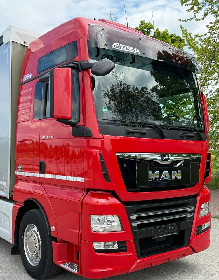 MAN TGX 26.500/LIFT/6X2/KLIMA POSTOJOWA/18PALET/E6/FIRANKA/WINDA/NISKI PRZEBIEG/JEDEN WŁAŚCICIEL/PODWIESZANA OŚ - Camion à rideaux coulissants: photos 3 MAN TGX 26.500/LIFT/6X2/KLIMA POSTOJOWA/18PALET/E6/FIRANKA/WINDA/NISKI PRZEBIEG/JEDEN WŁAŚCICIEL/PODWIESZANA OŚ - Camion à rideaux coulissants: photos 3