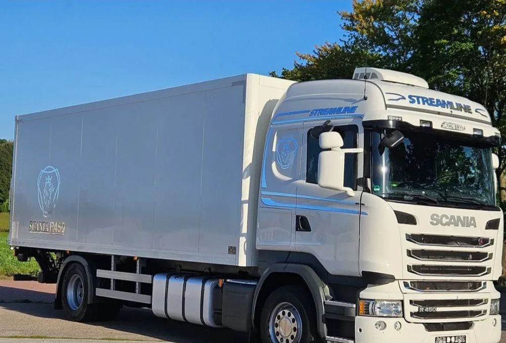 Scania R450/G410/G450/IZOTERMA/2017/DO BYDŁA/DO ŻYWCA/WINDA/KONTENER/SILNIK6/18PALET/EURO6/SPROWADZONA/NISKI PRZEBIEG/JEDEN WŁAŚCICIEL - Camion frigorifique: photos 2 Scania R450/G410/G450/IZOTERMA/2017/DO BYDŁA/DO ŻYWCA/WINDA/KONTENER/SILNIK6/18PALET/EURO6/SPROWADZONA/NISKI PRZEBIEG/JEDEN WŁAŚCICIEL - Camion frigorifique: photos 2