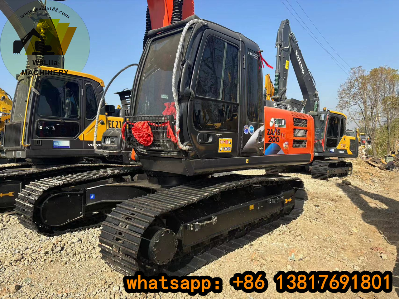 Pelle sur chenille Hitachi ZX200-3G Hitachi zx200 zx200-3G: photos 9