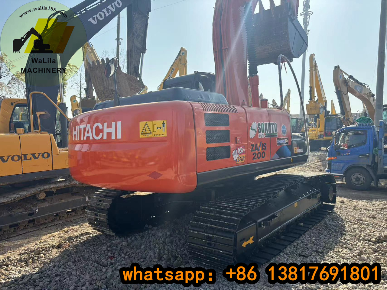 Pelle sur chenille Hitachi ZX200-3G Hitachi zx200 zx200-3G: photos 6