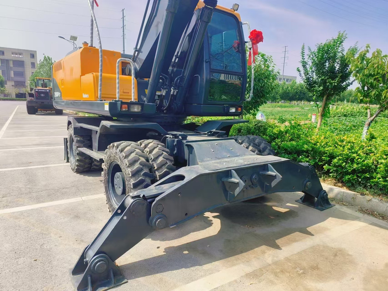 Pelle sur pneus Hyundai Korea imports Hyundai 210 Wheel excavator [ Copy ]: photos 8