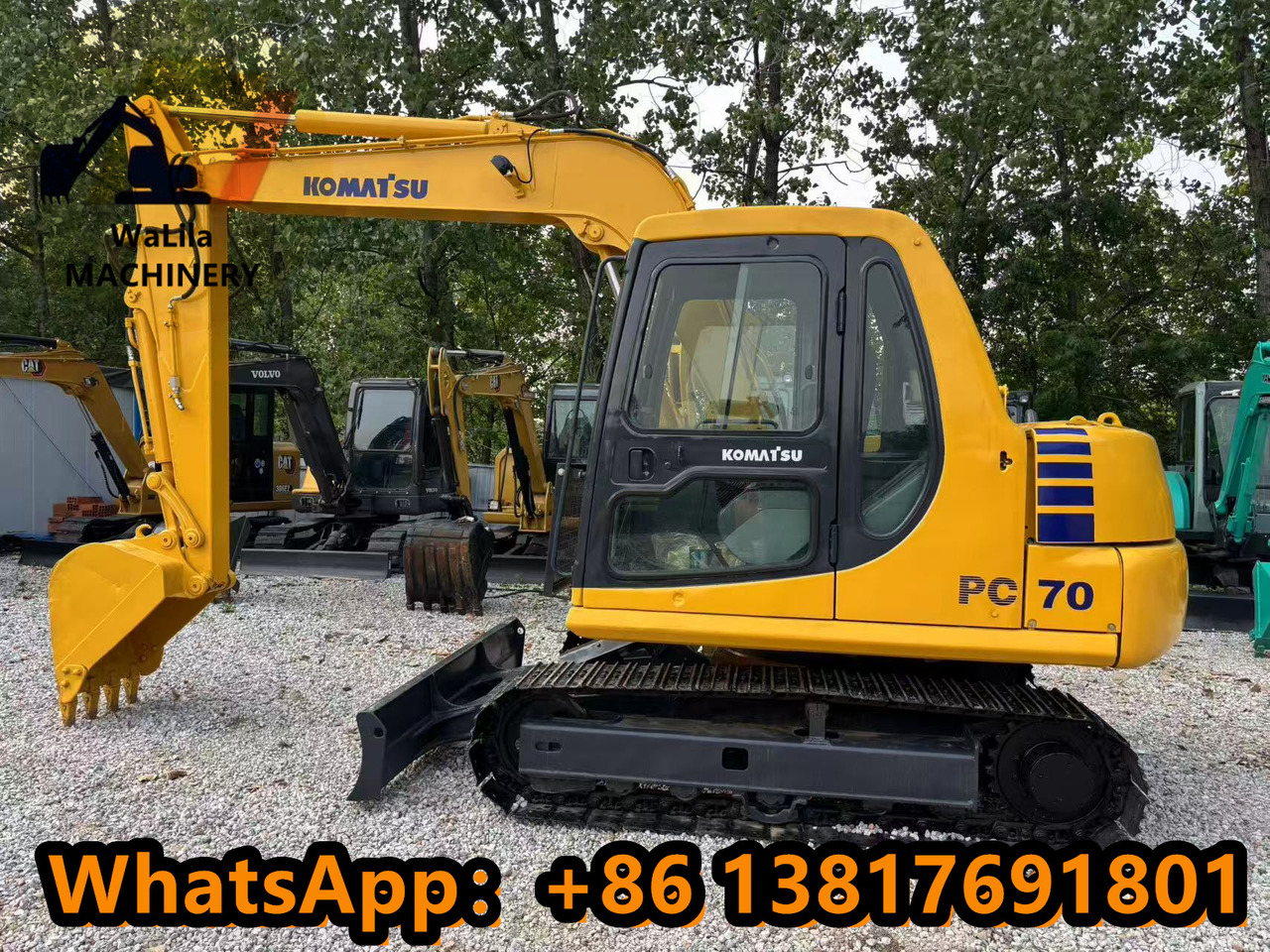 KOMATSU PC70 - Mini pelle: photos 1 KOMATSU PC70 - Mini pelle: photos 1