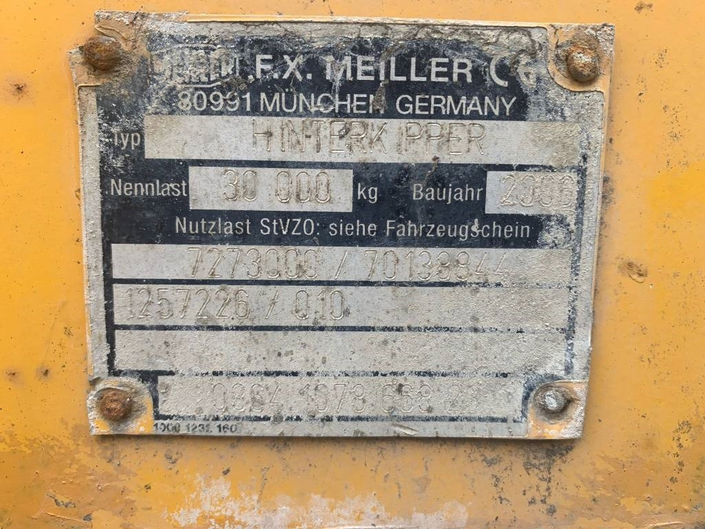 Meiller Kipper - Remorque benne: photos 4 Meiller Kipper - Remorque benne: photos 4