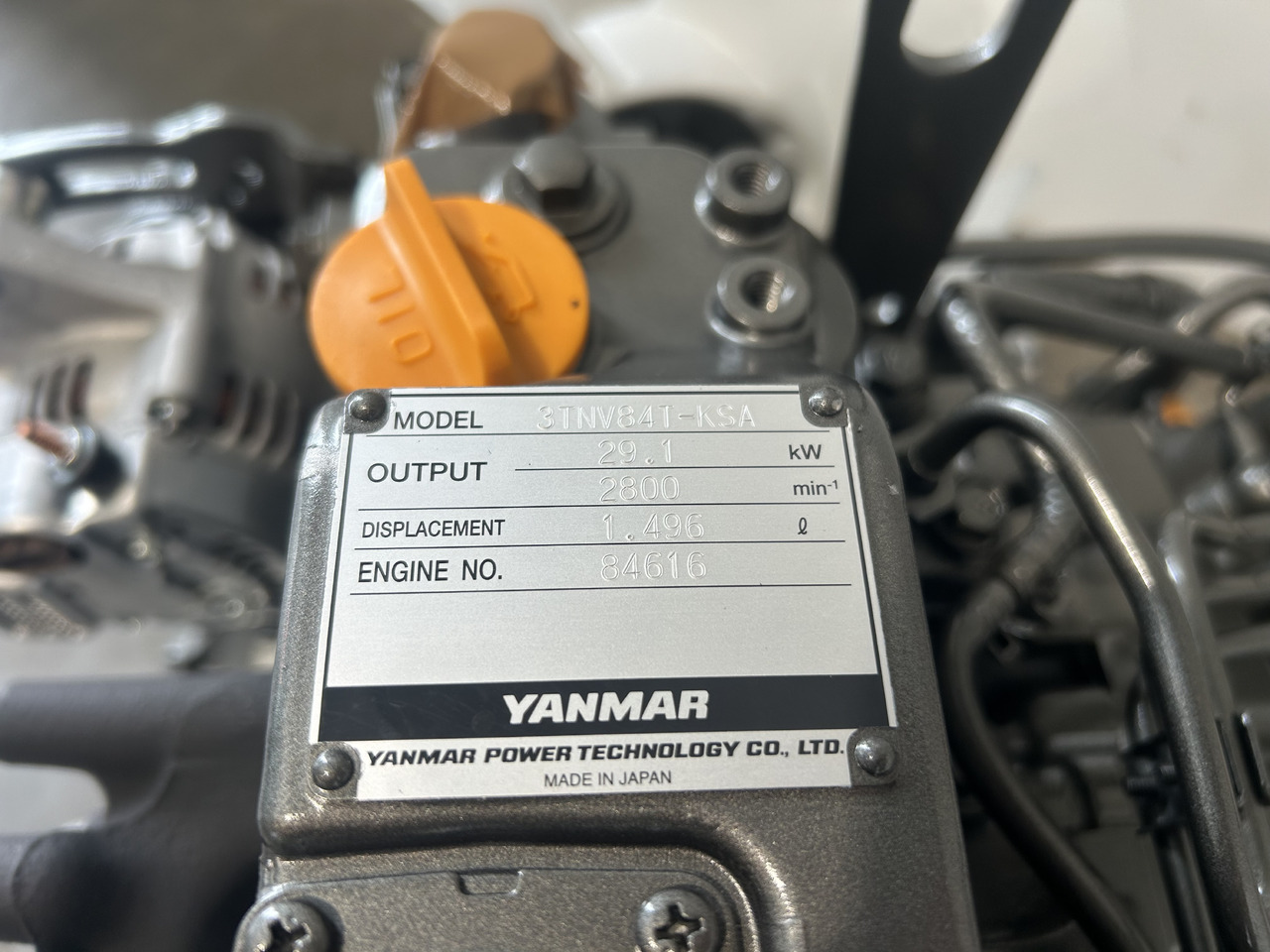 Moteur pour Pelle neuf Yanmar 3TNV84T: photos 9