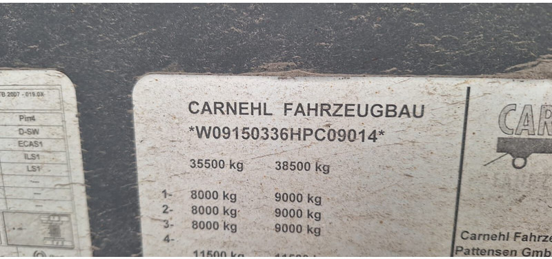 Carnehl 3-Achser Alumulde 24qubik - Semi-remorque benne: photos 4 Carnehl 3-Achser Alumulde 24qubik - Semi-remorque benne: photos 4