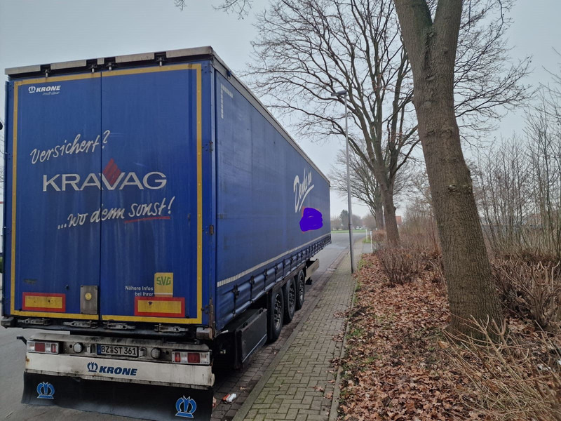 Krone SD Pritsche Plane Auflieger - Semi-remorque rideaux coulissants: photos 4 Krone SD Pritsche Plane Auflieger - Semi-remorque rideaux coulissants: photos 4