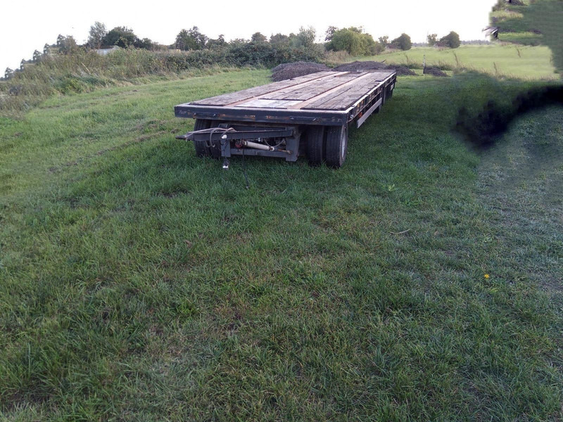 Langendorf 3 Achser Anhänger 9,4m Aufbau - Remorque plateau: photos 1 Langendorf 3 Achser Anhänger 9,4m Aufbau - Remorque plateau: photos 1