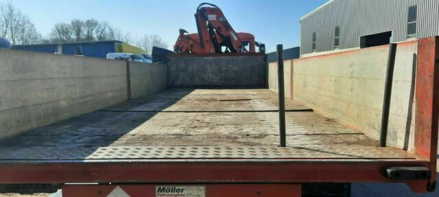 MAN ME18.284 mit Kran Not Aus Hiab 122B - Camion plateau, Camion grue: photos 5 MAN ME18.284 mit Kran Not Aus Hiab 122B - Camion plateau, Camion grue: photos 5