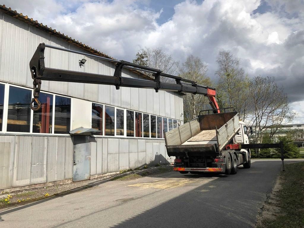 Camion benne MAN TGA 26.430 6X2-2 BL/M 3-WAY TIP+PALFINGER PK23500: photos 21