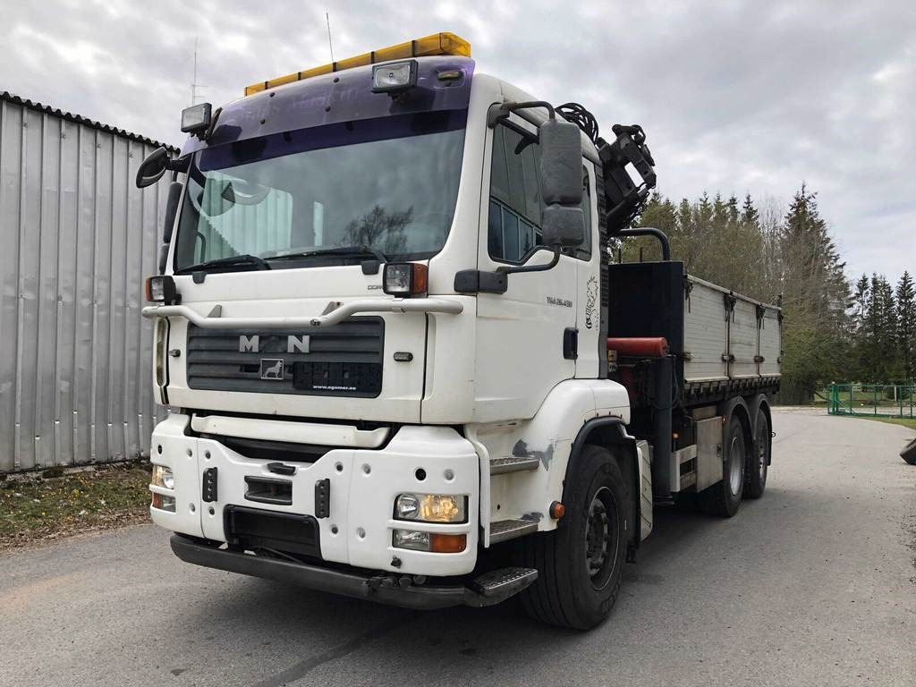 MAN TGA 26.430 6X2-2 BL/M 3-WAY TIP+PALFINGER PK23500 - Camion benne: photos 2 MAN TGA 26.430 6X2-2 BL/M 3-WAY TIP+PALFINGER PK23500 - Camion benne: photos 2