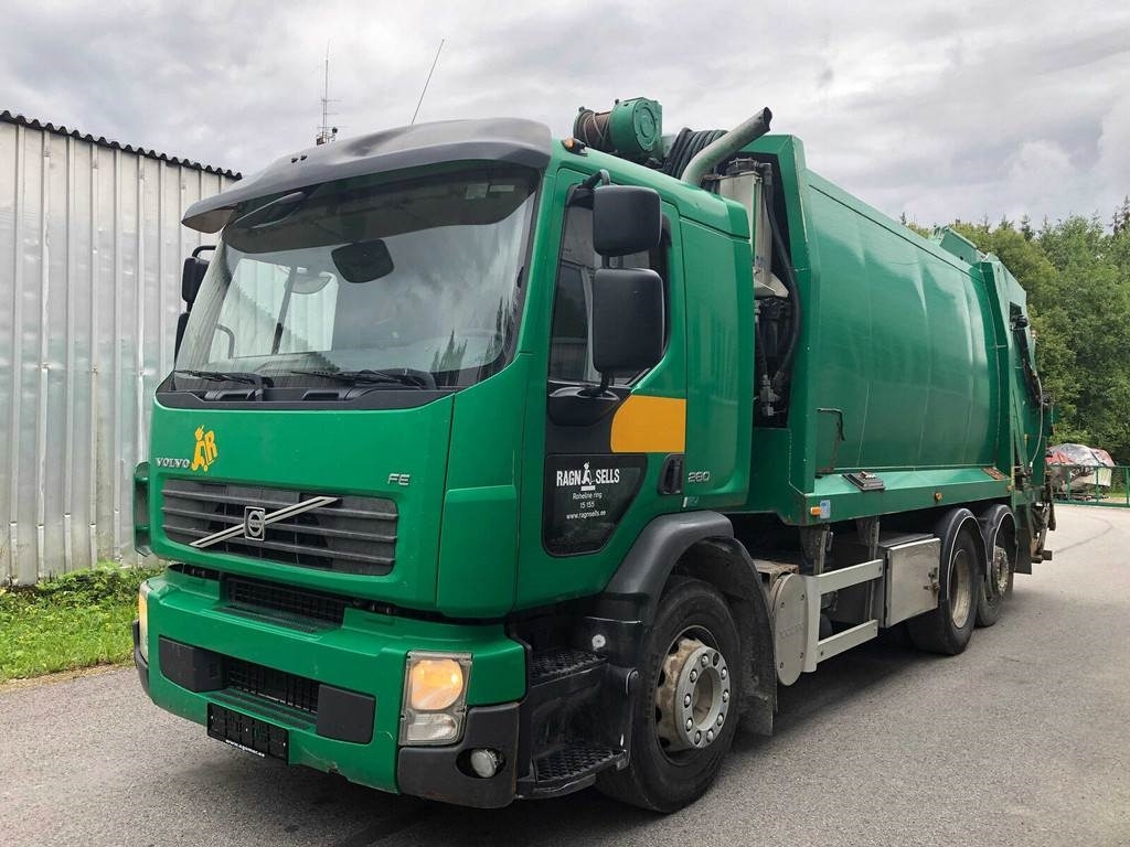 Volvo FE 280 6X2 - Benne à ordures ménagères: photos 1 Volvo FE 280 6X2 - Benne à ordures ménagères: photos 1