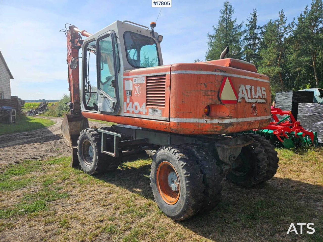 1995 Atlas 1404 - Pelle sur pneus: photos 5 1995 Atlas 1404 - Pelle sur pneus: photos 5