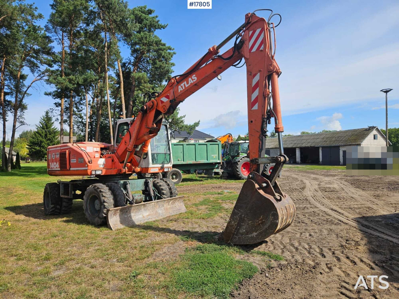 1995 Atlas 1404 - Pelle sur pneus: photos 2 1995 Atlas 1404 - Pelle sur pneus: photos 2