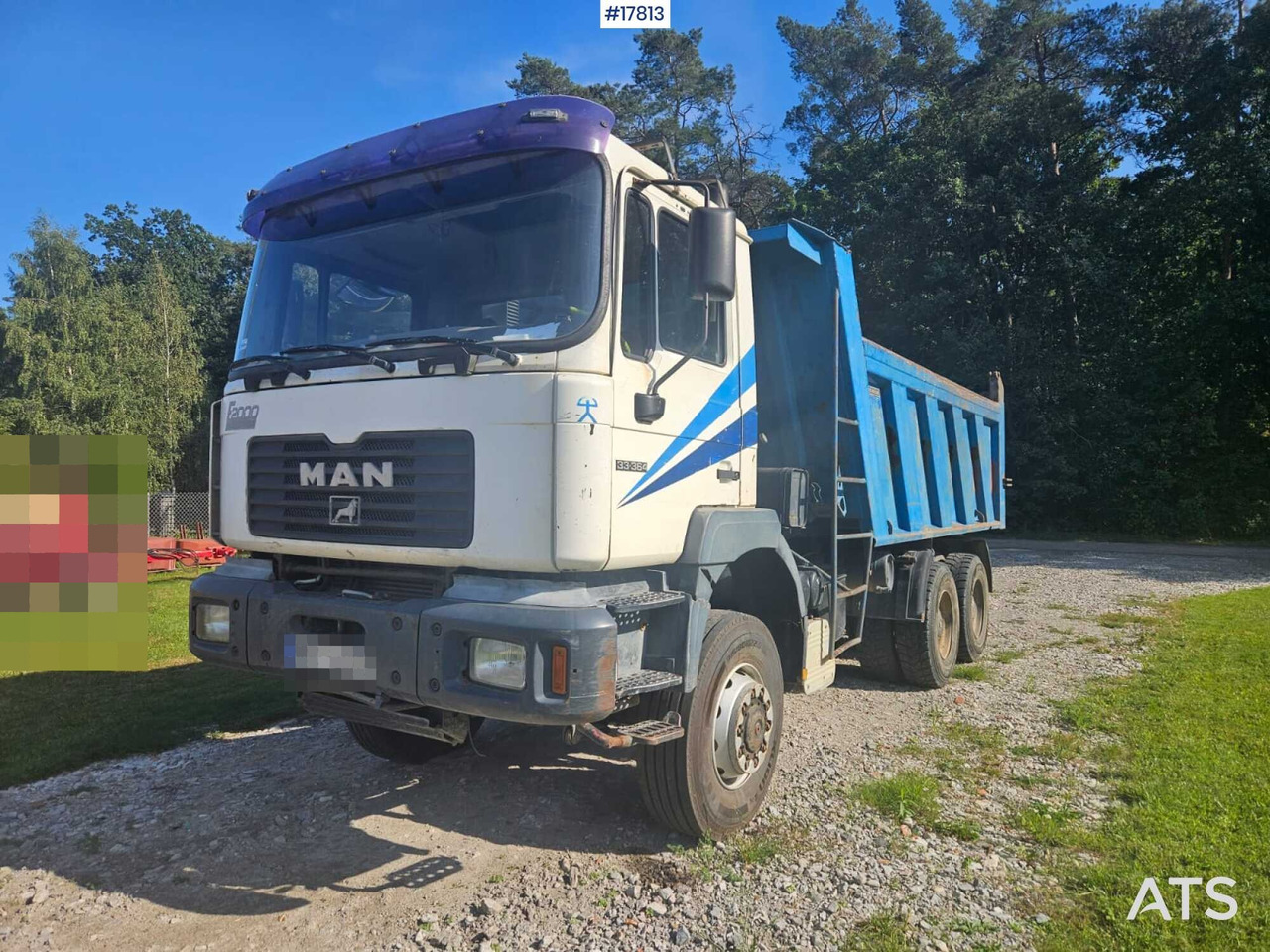 Camion benne 2000 MAN 33.364