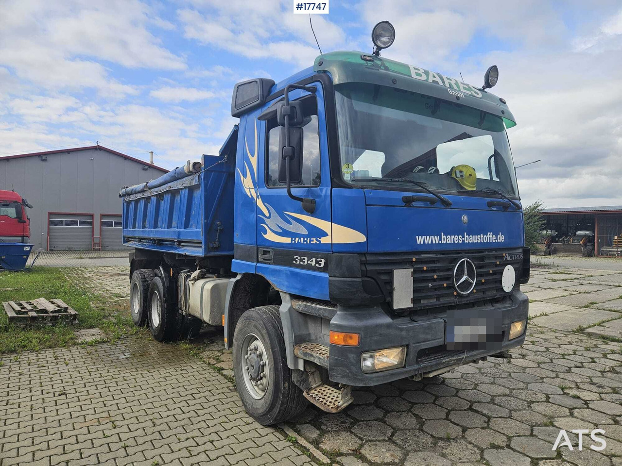 2002 Mercedes-Benz Actros 3343 - Camion benne: photos 1 2002 Mercedes-Benz Actros 3343 - Camion benne: photos 1