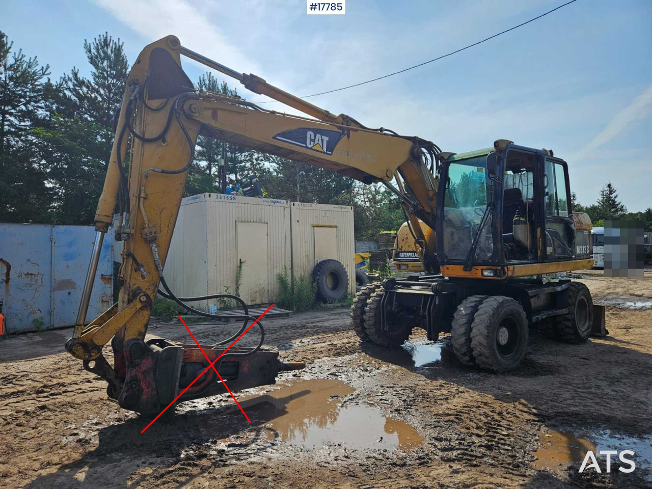 2005 CAT M313 C - Pelle sur pneus: photos 1 2005 CAT M313 C - Pelle sur pneus: photos 1