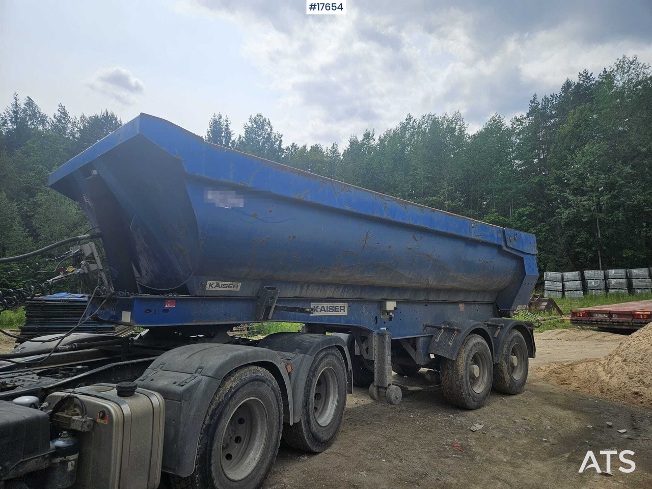 2010 ROBUSTE - KAISER S3302 - Semi-remorque benne: photos 2 2010 ROBUSTE - KAISER S3302 - Semi-remorque benne: photos 2