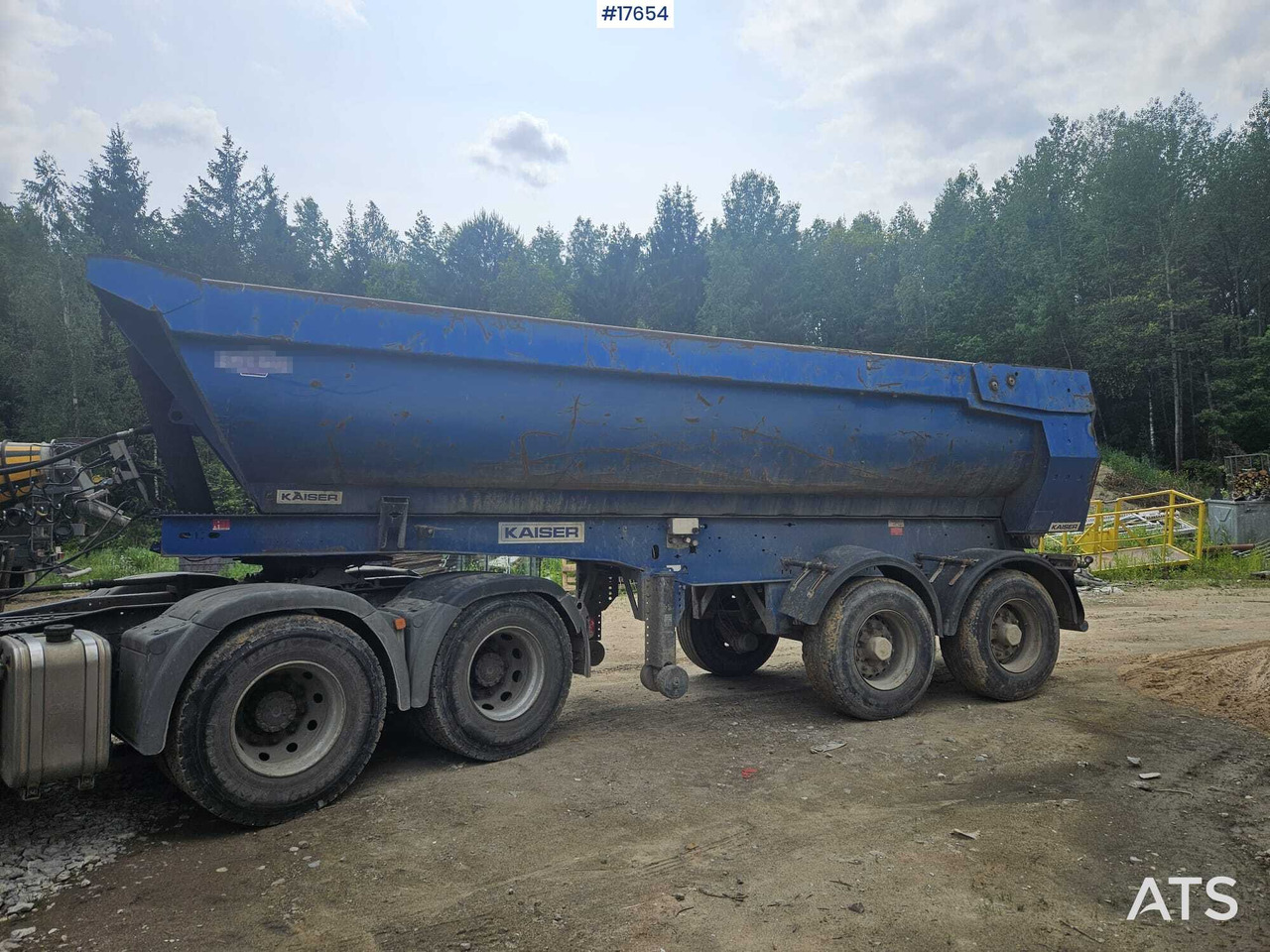 2010 ROBUSTE - KAISER S3302 - Semi-remorque benne: photos 1 2010 ROBUSTE - KAISER S3302 - Semi-remorque benne: photos 1