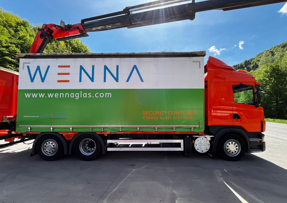 Scania G420 // Tandem // HDS Palfinger 18002 EH // Przyczepa // Oś skrętna podnoszona // Video !!! - Camion à rideaux coulissants, Camion grue: photos 4 Scania G420 // Tandem // HDS Palfinger 18002 EH // Przyczepa // Oś skrętna podnoszona // Video !!! - Camion à rideaux coulissants, Camion grue: photos 4
