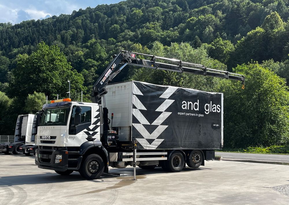 Iveco Stralis 360 // HIAB 144 E4 HIDUO + Radio // Zabudowa 6m // Oś podnoszona - Tracteur routier: photos 1 Iveco Stralis 360 // HIAB 144 E4 HIDUO + Radio // Zabudowa 6m // Oś podnoszona - Tracteur routier: photos 1