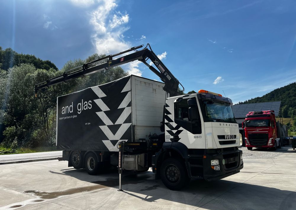 Iveco Stralis 360 // HIAB 144 E4 HIDUO + Radio // Zabudowa 6m // Oś podnoszona - Tracteur routier: photos 2 Iveco Stralis 360 // HIAB 144 E4 HIDUO + Radio // Zabudowa 6m // Oś podnoszona - Tracteur routier: photos 2