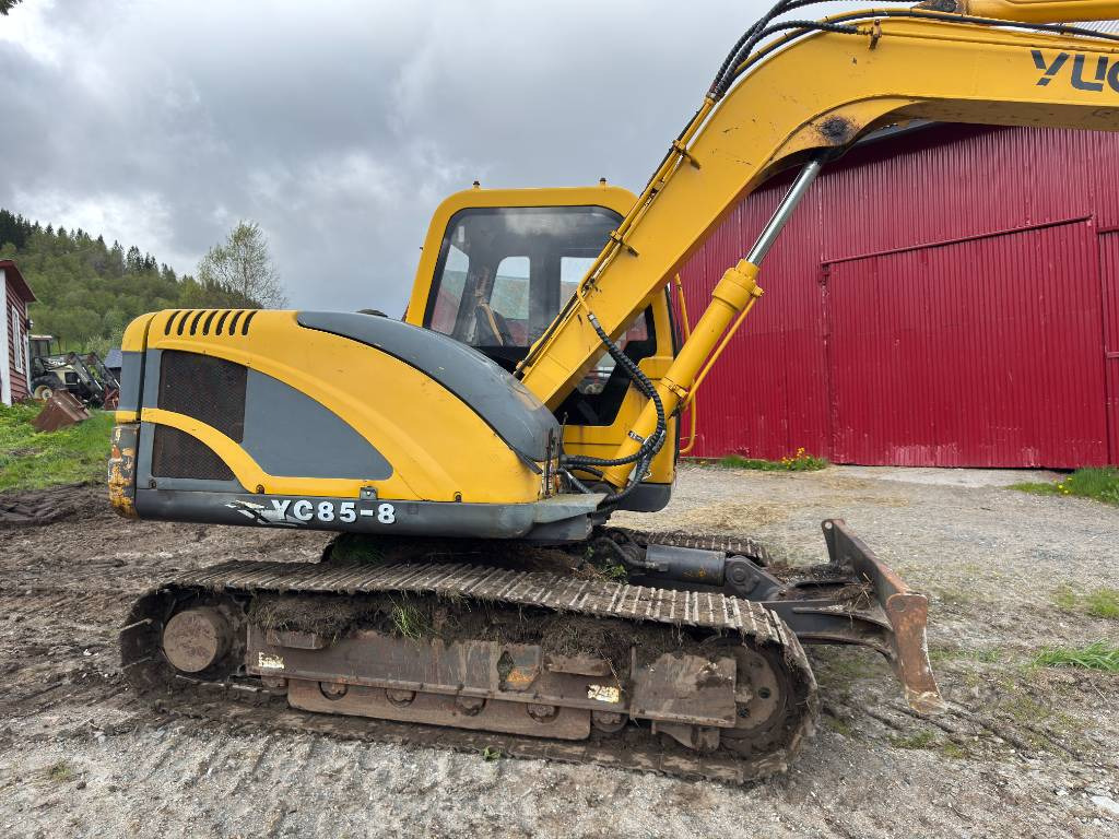 Mini pelle Yuchai YC 85-8: photos 7